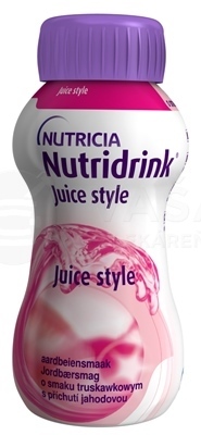 Nutridrink Juice Style Jahodová príchuť