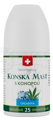 SwissMedicus Konská Masť s konopou chladivá