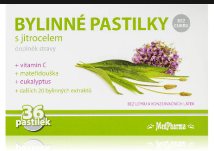Pastilky Medpharma so skorocelom