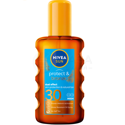 Nivea Sun Protect &amp; Bronze Olej na opaľovanie SPF30