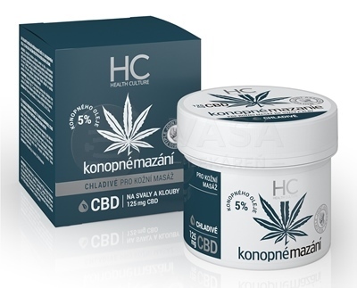 Health Culture Konopné mazanie chladivé 5% s CBD