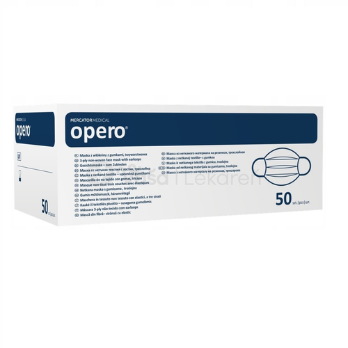 Mercator Jednorazové chirurgické rúško 3-vrstvové (zelené)