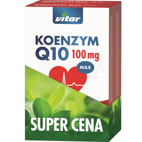 Vitar Koenzým Q10 Max 100 mg Duopack