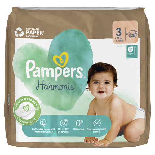 Pampers Harmonie Magic Paper 3 Detské plienky (6-10 kg)