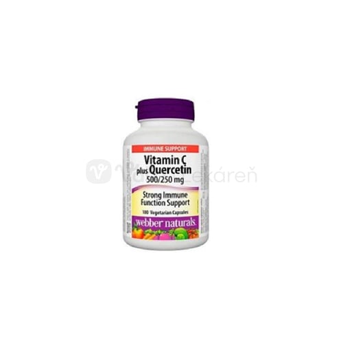 Webber Naturals Vitamín C 500 mg + Quercetín 250 mg