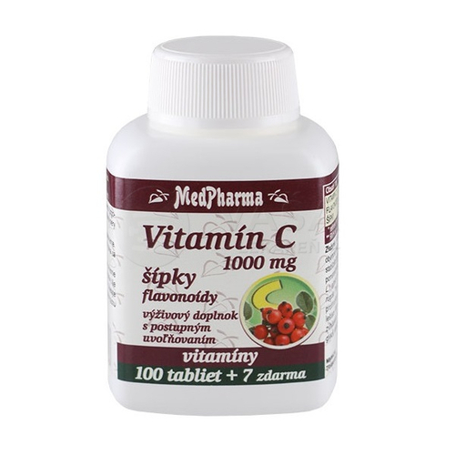 MedPharma Vitamín C 1000 mg so šípkami
