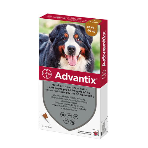 Advantix Spot on 1x6.0ml psy 40-60kg