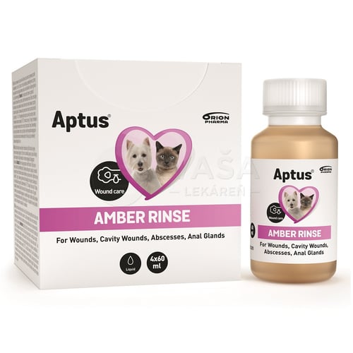 Aptus Amber Rinse Roztok na oplachovanie rán u psov a mačiek