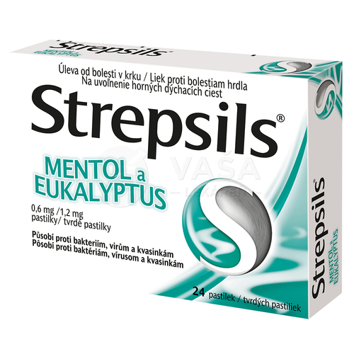 Strepsils Mentol a Eukalyptus