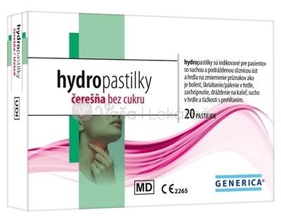 GENERICA Hydropastilky Čerešňa bez cukru