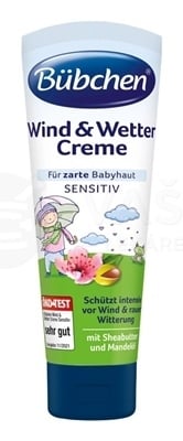 Bubchen Detský ochranný krém do vetra a nečasu (Wind &amp; Wetter Creme)