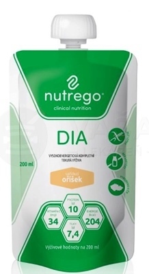 Nutrego DIA Oriešková príchuť