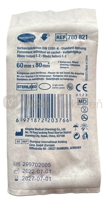 Hartmann Obväz hotový sterilný, veľkosť 2