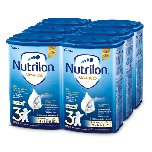 Nutrilon Advanced 3 Vanilla Batoľacia mliečna výživa (od ukončeného 12. mesiaca) MULTIPACK