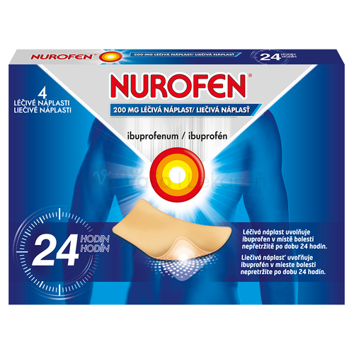 Nurofen 200mg Lieciva Naplast 4ks 3097039 xxx
