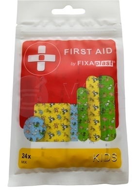 FIXAplast First Aid Kids Mix Náplasť (rôzne veľkosti, tvary a motívy)