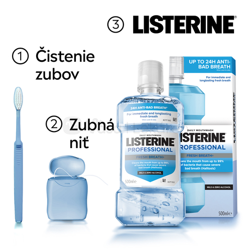Listerine Professional Fresh Breath +