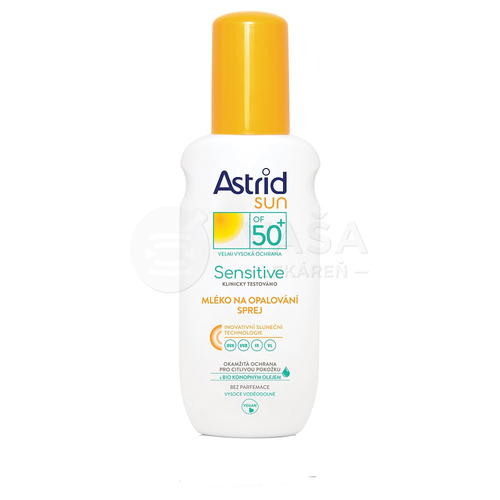 Astrid Sun Sensitive mlieko na opaľovanie na citlivú pokožku SPF50+