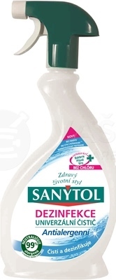 Sanytol Dezinfekcia Antialergénny univerzálny čistič na povrchy v spreji