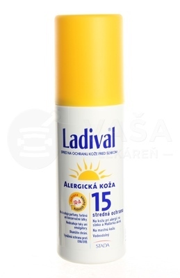 Ladival Allerg sprej na opaľovanie na pokožku s alergiou na slnko SPF15