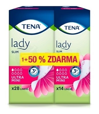 Tena Lady Slim Ultra Mini Inkontinenčné slipové vložky (Výhodné balenie)