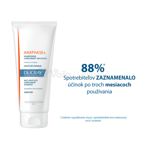 Ducray Anaphase+ Doplnkový šampón proti vypadávaniu vlasov