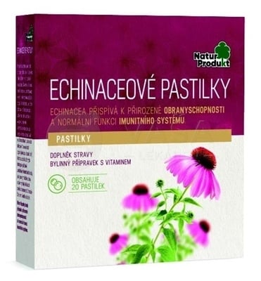 NaturProdukt Echinaceové pastilky