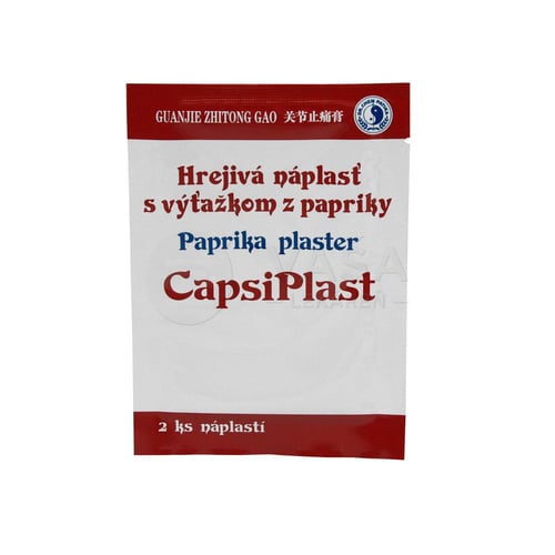 Capsiplast Hrejivá náplasť s výťažkom z papriky