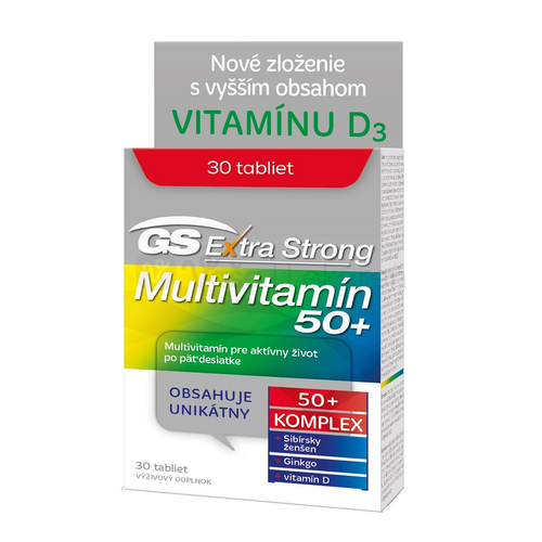 GS Extra Strong Multivitamín 50+
