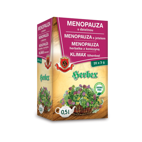 Herbex Bylinná čajová zmes s ďatelinou Menopauza