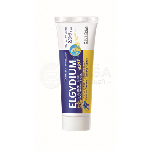 Elgydium Kids Gélová zubná pasta s fluorinolom pre deti (2-6 rokov)