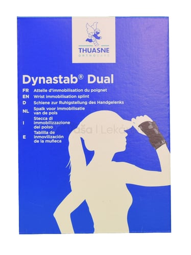 Dynastab Dual Bandáž zápästia, veľ. 1, čierna