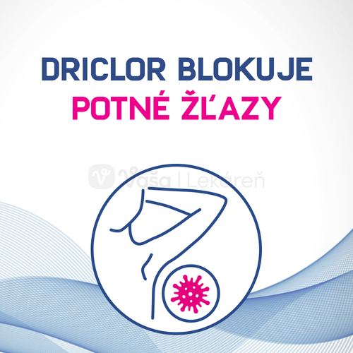Driclor Guľôčkový antiperspirant proti nadmernému poteniu