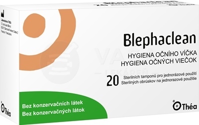 Blephaclean Sterilné obrúsky na hygienu očných viečok