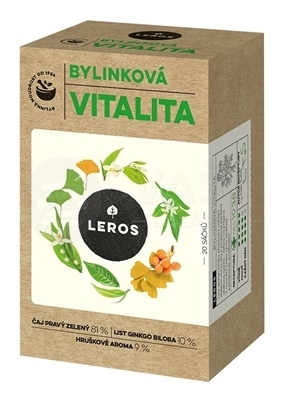 Leros Zelený čaj Bylinková vitalita