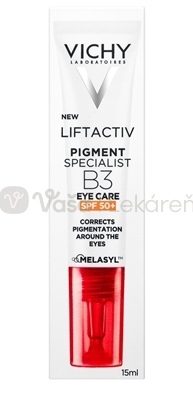 Vichy Liftactiv Pigment Specialist B3 Očný krém proti tmavým škvrnám SPF50+