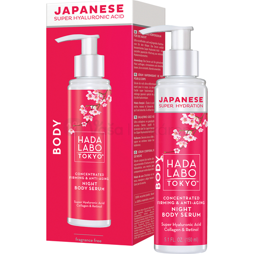 Hada Labo Tokyo Anti-Aging Night Body Serum Spevňujúce telové mlieko