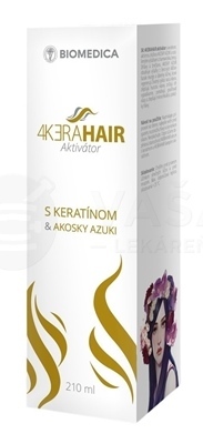 Biomedica 4KƎRAHAIR Aktivátor s keratínom &amp; Akosky Azuki