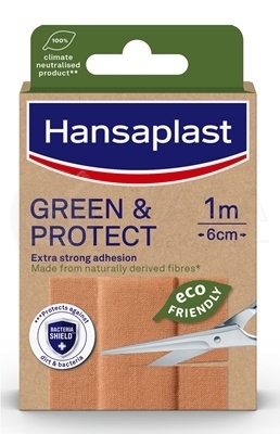 Hansaplast Green &amp; Protect Udržateľná náplasť (1m x 6 cm)