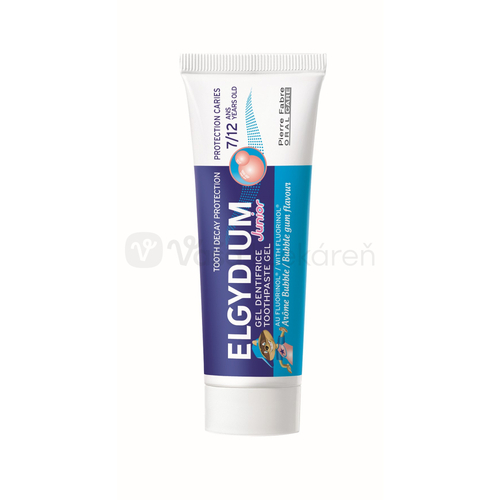 Elgydium Junior Gélová zubná pasta s fluorinolom pre deti (7-12 rokov)