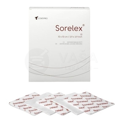 Sorelex Antimikrobiálne krytie na rany (10 x 10 cm)