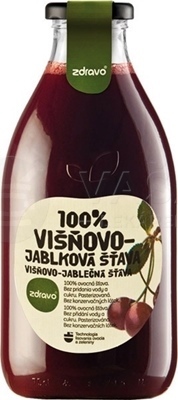 zdravo 100% VIŠŇOVO-JABLKOVÁ ŠŤAVA
