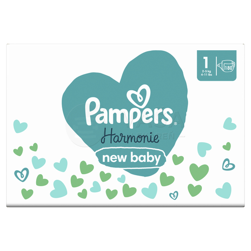 Pampers Harmonie Magic Paper 1 Detské plienky (2-5 kg)