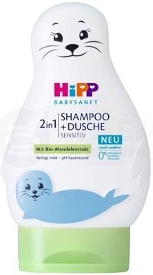 HiPP BabySanft Šampón na Telo a Vlasy 2v1 s výťažkom z BIO mandlí