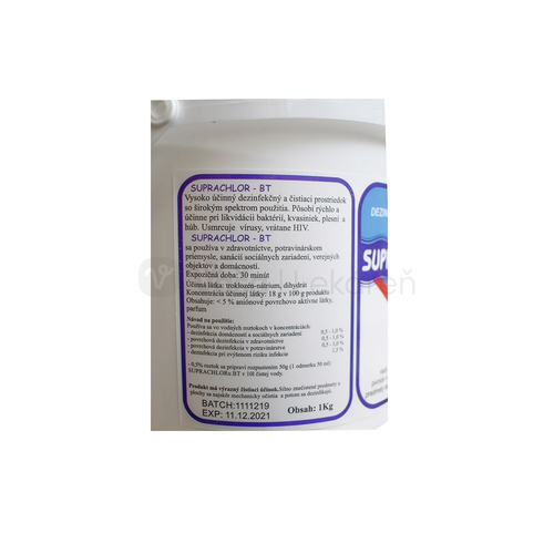 Suprachlor BT Dezinfekčný prostriedok