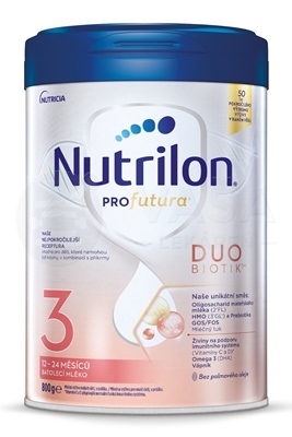 Nutrilon 3 Profutura Duobiotik Batoľacia mliečna výživa (od ukončeného 12. mesiaca)