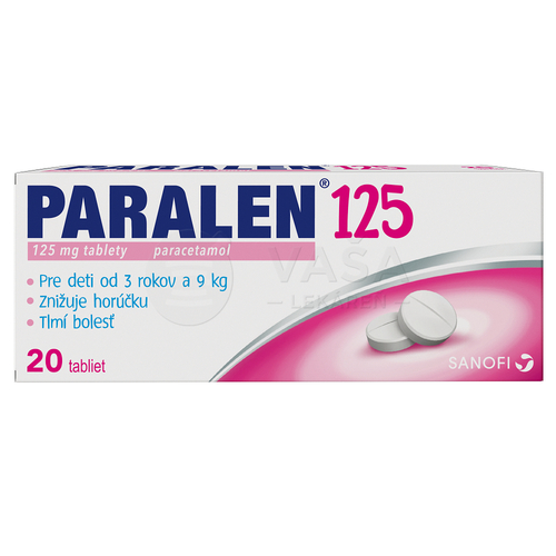 Paralen 125 mg Pre deti