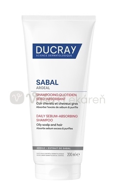 Ducray Sabal Argeal Šampón absorbujúci kožný maz