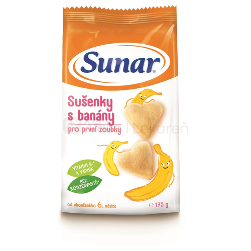 Sunar Detské sušienky s banánmi (od ukončeného 6. mesiaca)