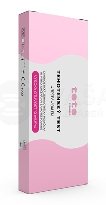 TOTO Tehotenský test Vysoká citlivosť 10 mIU/ml